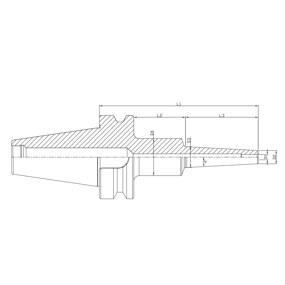 Cad bbt40 stainless steel slim