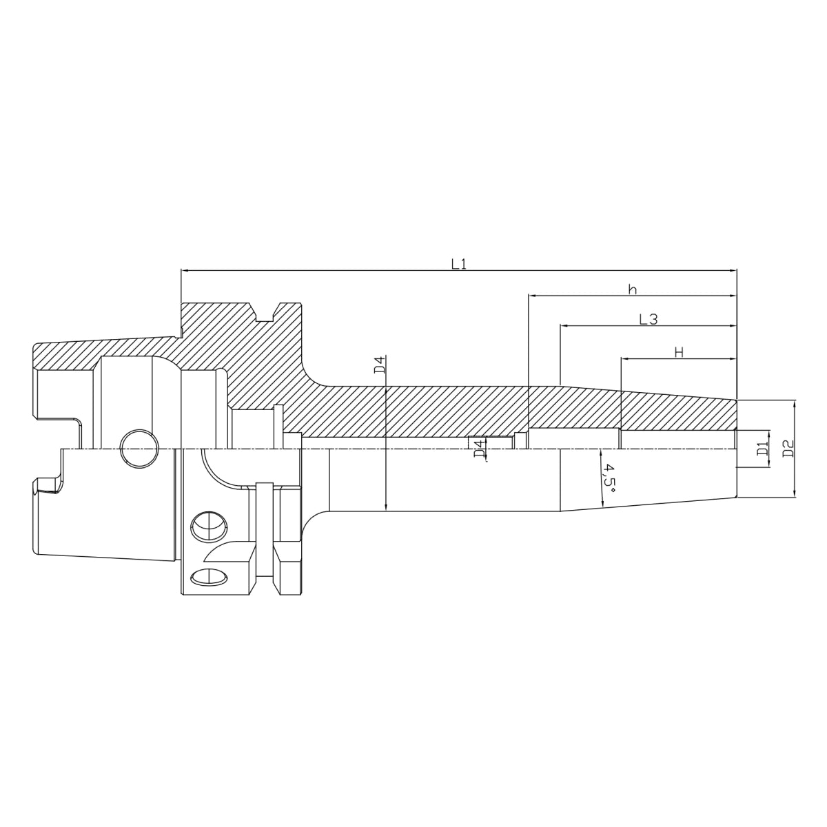 Cad hsk63a alloy steel