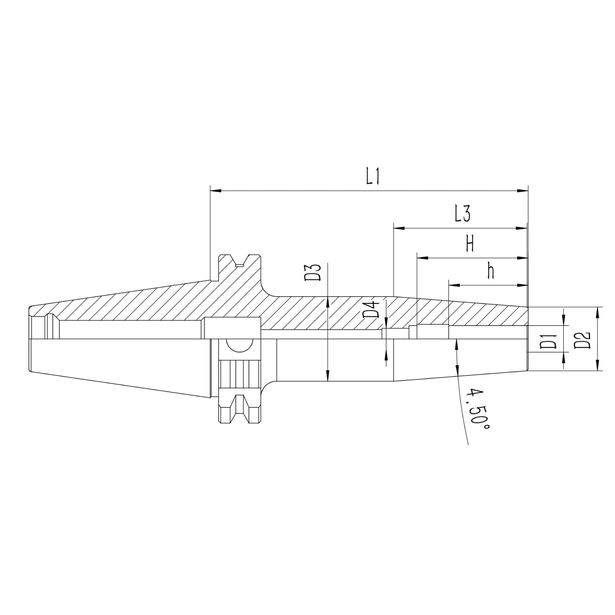 Cad sk40 alloy steel