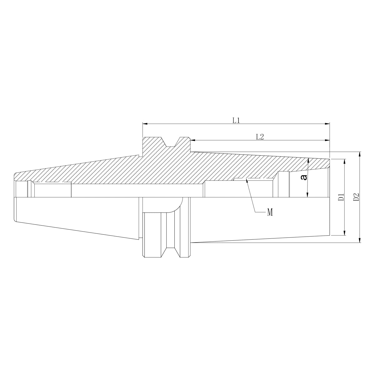 EXFANCY Split-Fit, Master Tool Holder, BBT40