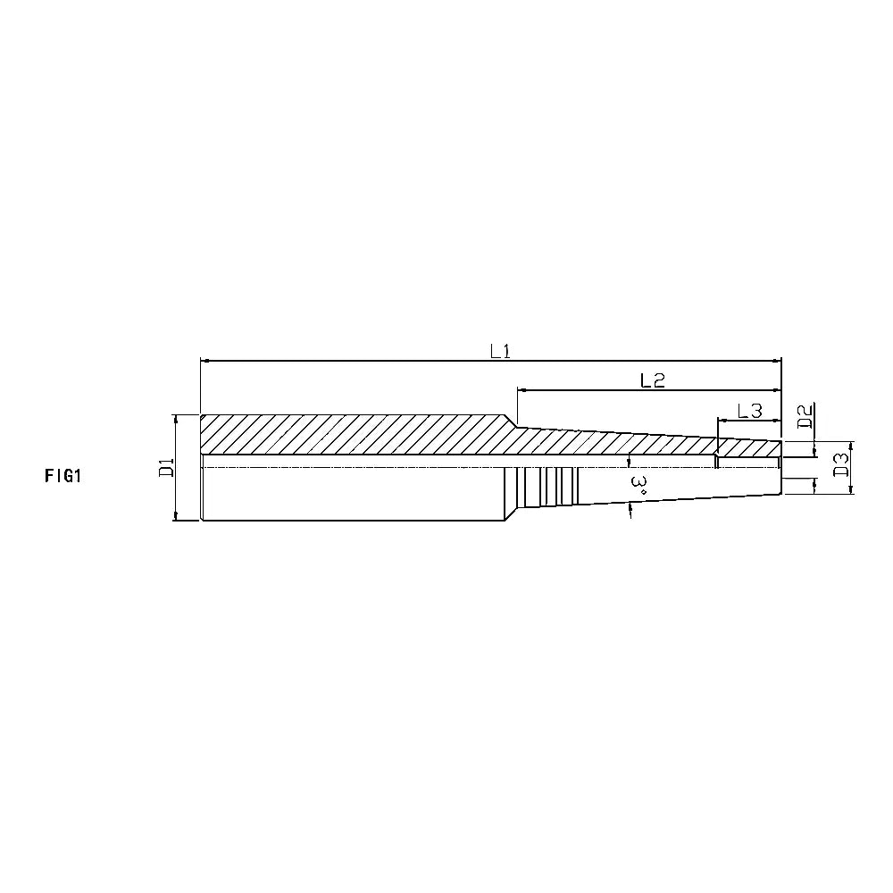 Shrink Fit Extension Holder, Shank Dia 20 mm