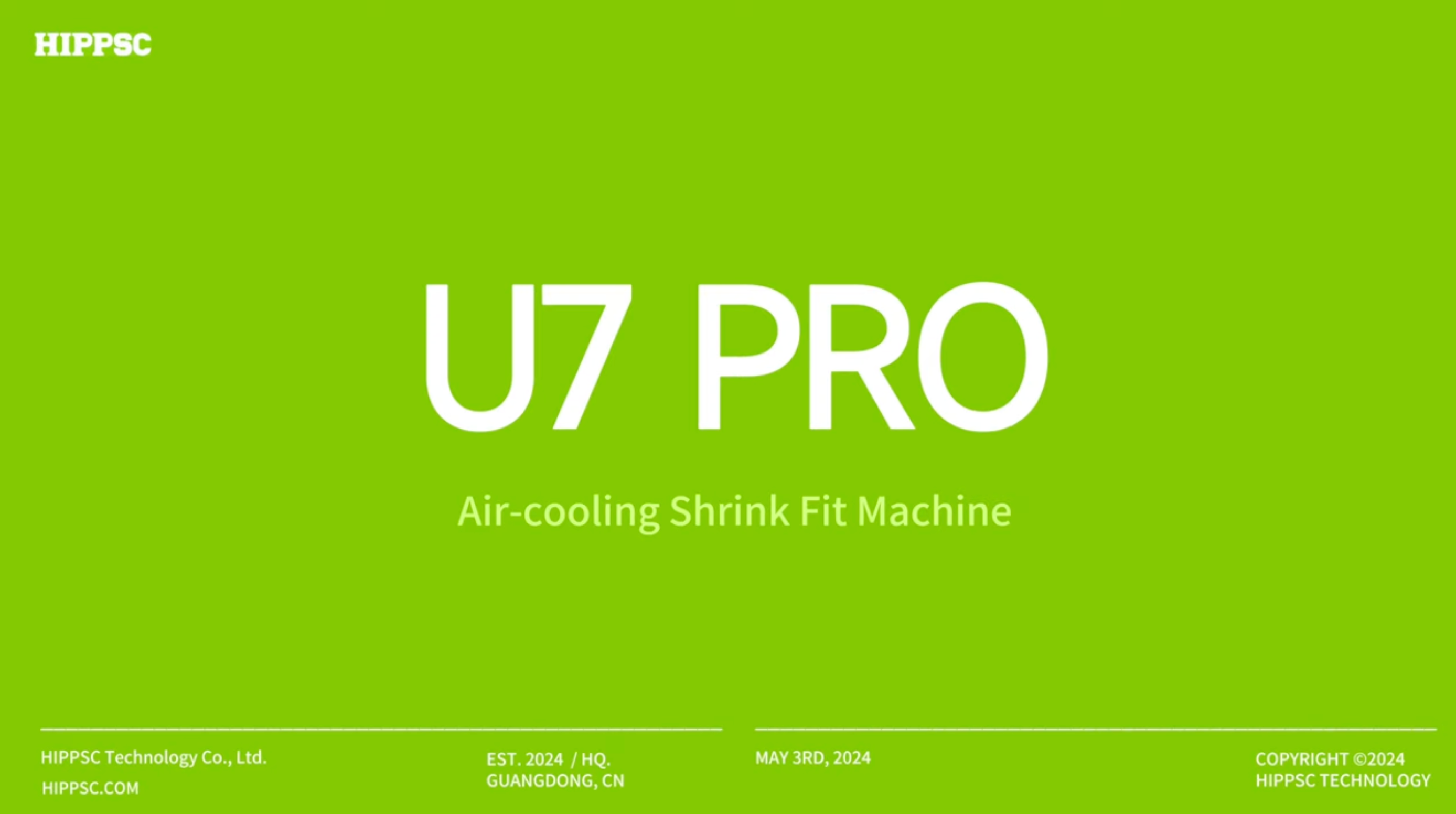 U7 PRO AIR COOLING SHRINK FIT MACHINE SHRINK TO FIT